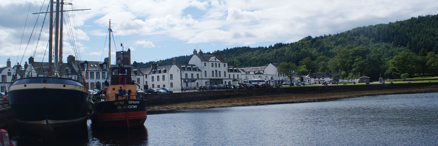 The village of Inveraray from the pier