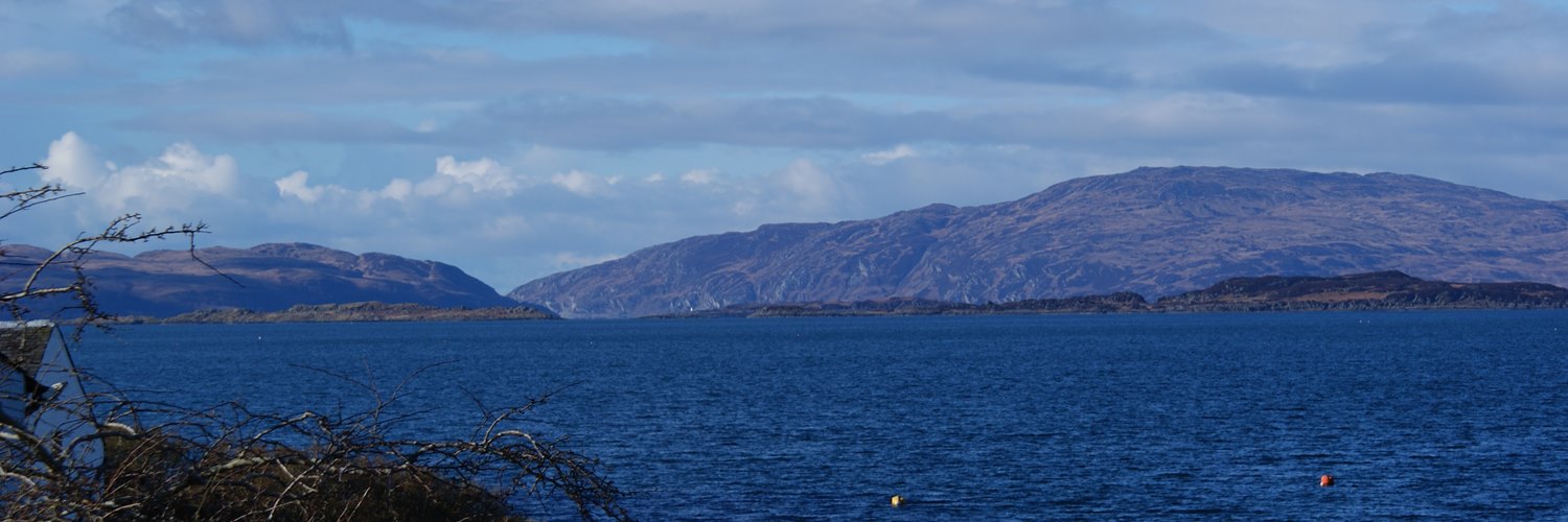 Loch Crinan with Jura and Scarba in the distance