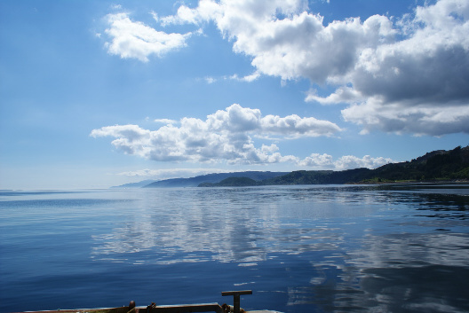Tranquil sea from the Isle of Bute
