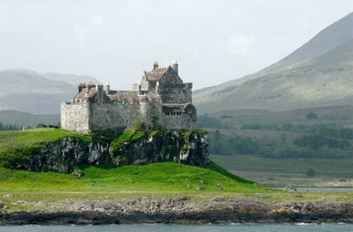 Duart Castle from the Sound of Mull