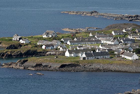 Easdale Island from Seil Island