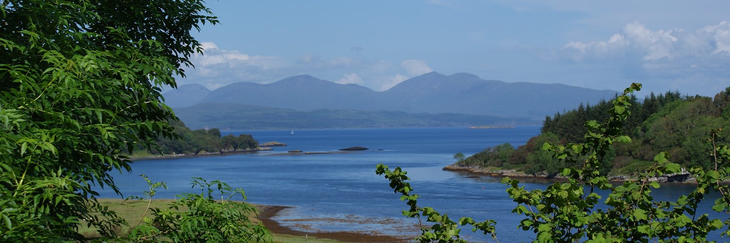 Loch Feochan with Loch Linnhe and Mull in the background